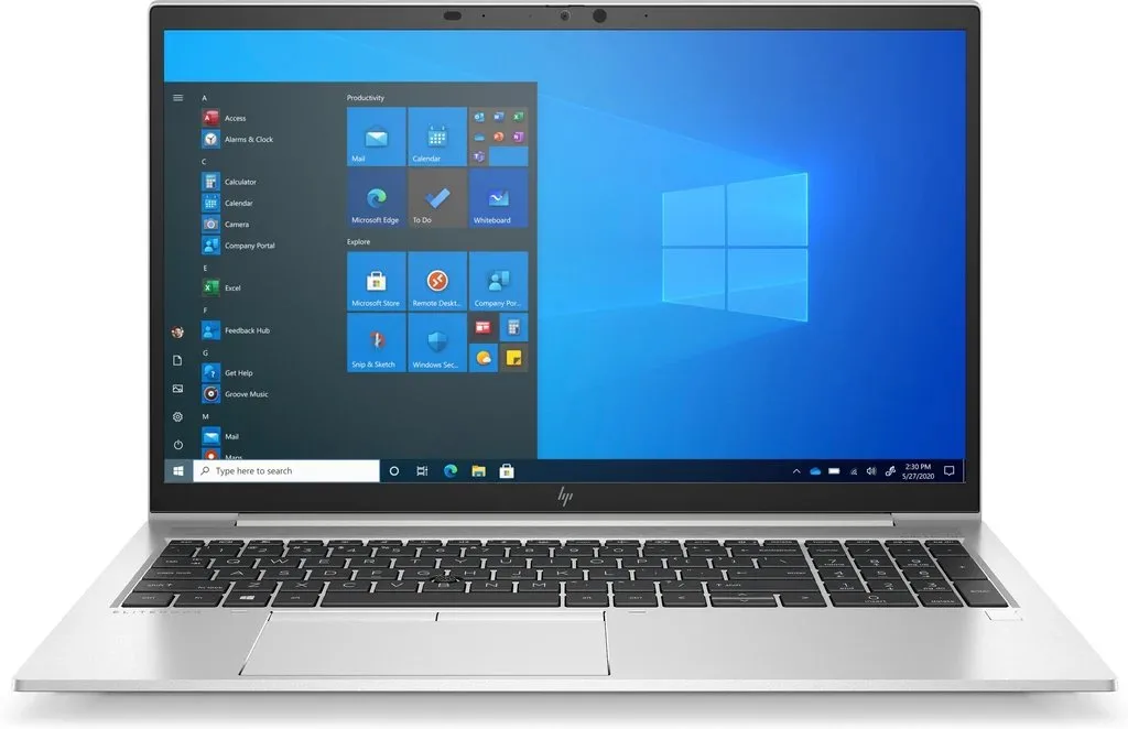 HP EliteBook 850 G8, i7-1165G7 2.80 GHz, RAM 16 GB, SSD 512 GB