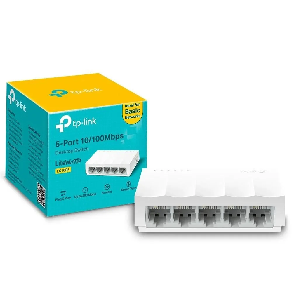 TP-Link 5-Port 10/100 Mbps Desktop Switch LS1005