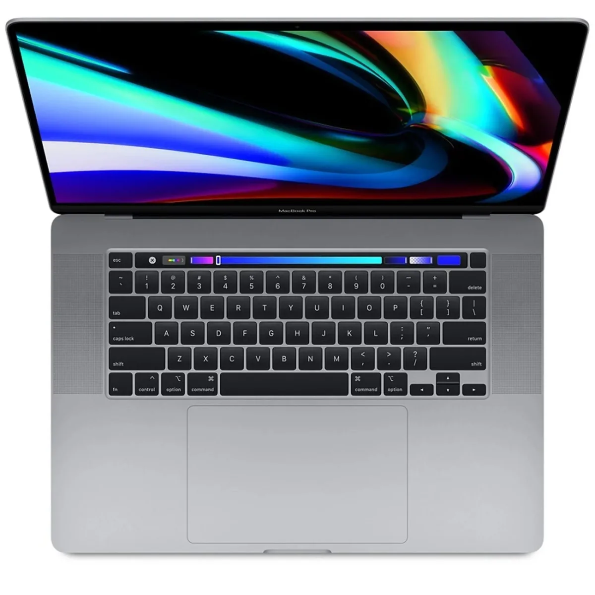 MacBook PRO Retina 16" 2019, i7-2.6 GHz, RAM 16 GB, SSD 512 GB, Radeon PRO 5300M 4 GB, Touchbar