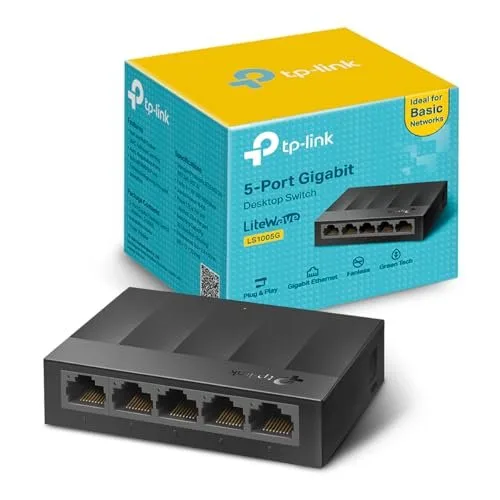 Tp-Link 5-Port 10/100/1000Mbps Desktop Switch LS1005G